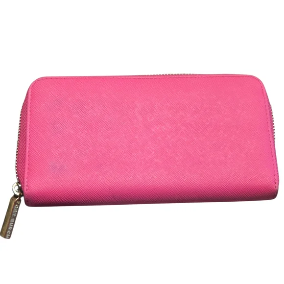 Tory Burch Pink Women's Long Wallet Authentic - Call Outs! - Picture 2 of 11
